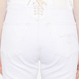 Jeansa gamba dritta in bianco R13 - donna 