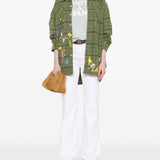 Jeansa gamba dritta in bianco R13 - donna 