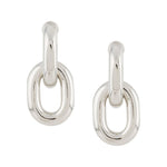 Orecchini a catena in argento - donna 