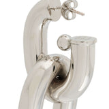 Orecchini a catena in argento - donna 