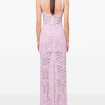 Abito in pizzo in rosa Rabanne - donna 
