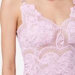 Abito in pizzo in rosa Rabanne - donna 