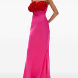 Abito Fiorella in fucsia e rosso Rachel Gilbert - donna 