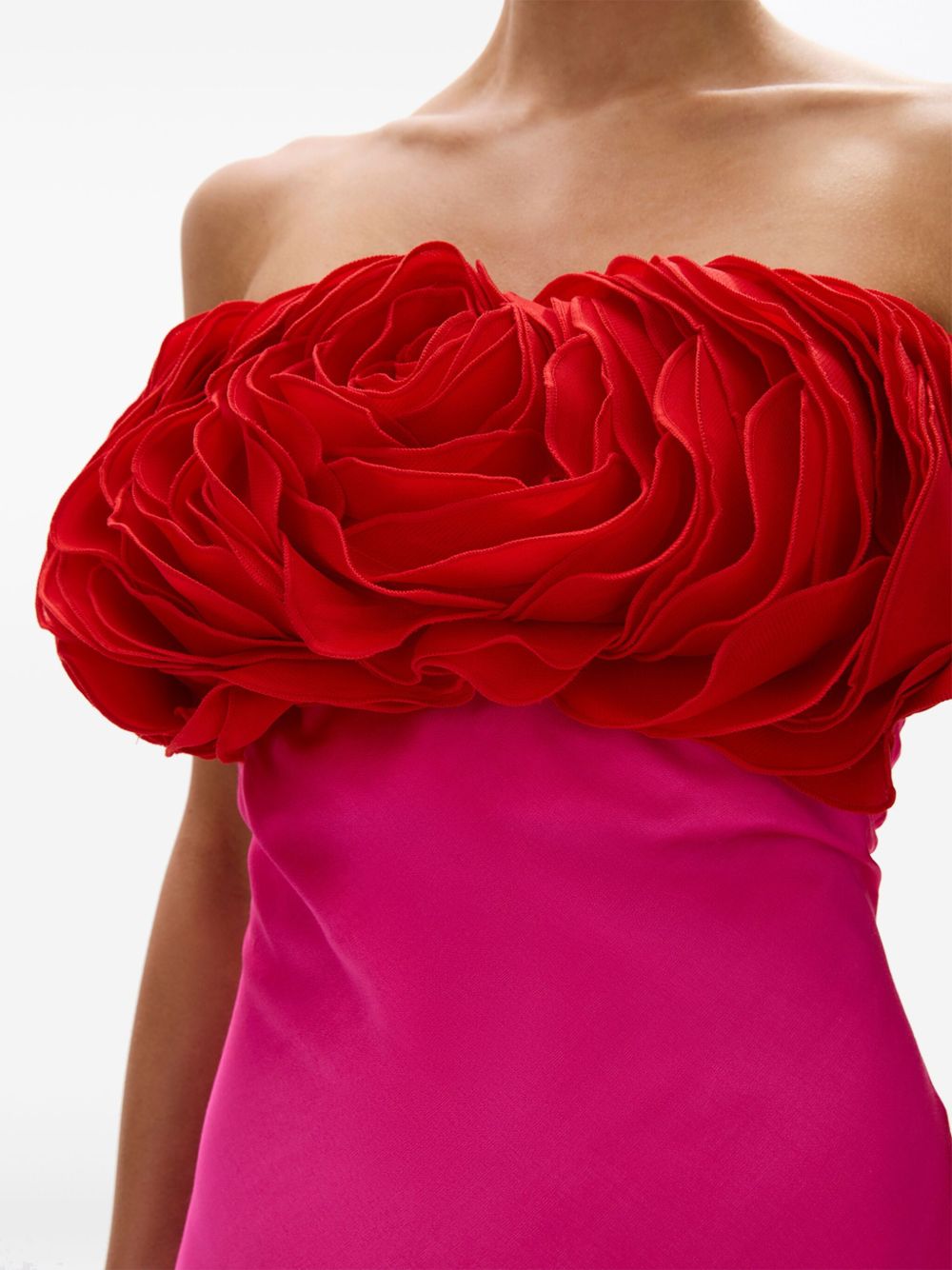 Abito Fiorella in fucsia e rosso Rachel Gilbert - donna 