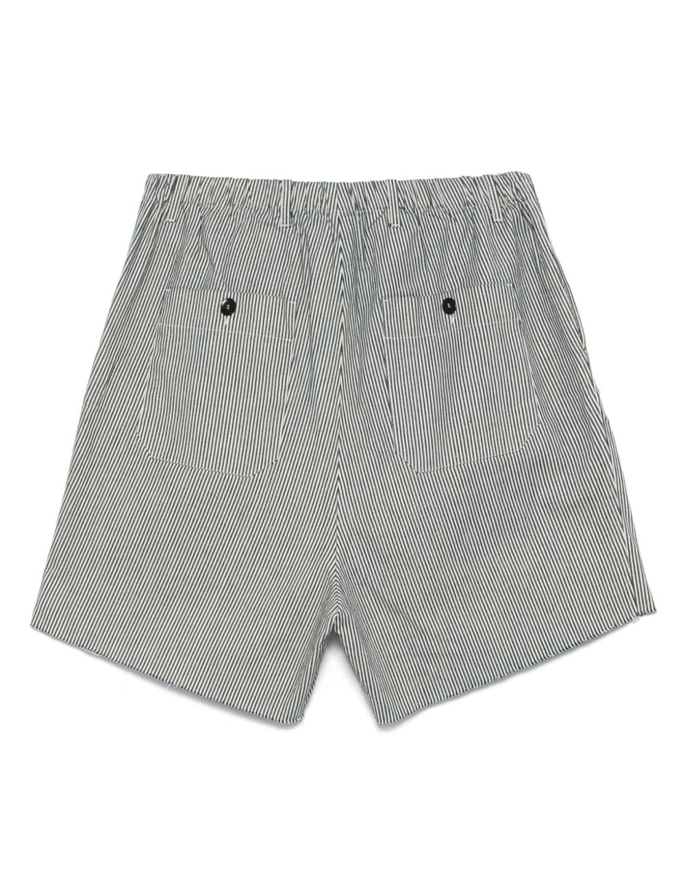 Bermuda a righe in nero Random Identities - uomo 