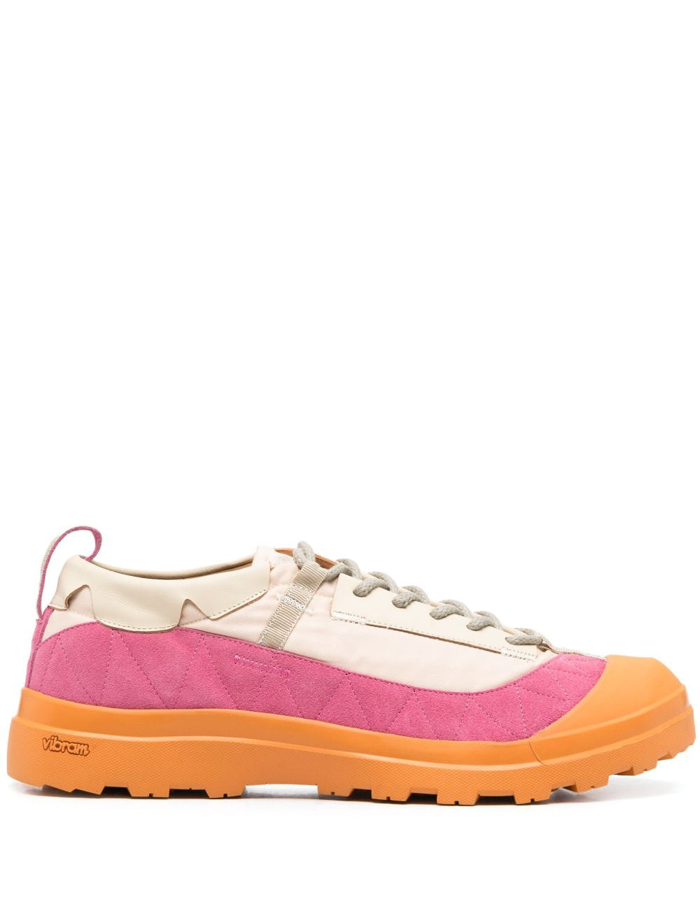 Sneakers con design a inserti in arancione Ranra - uomo 