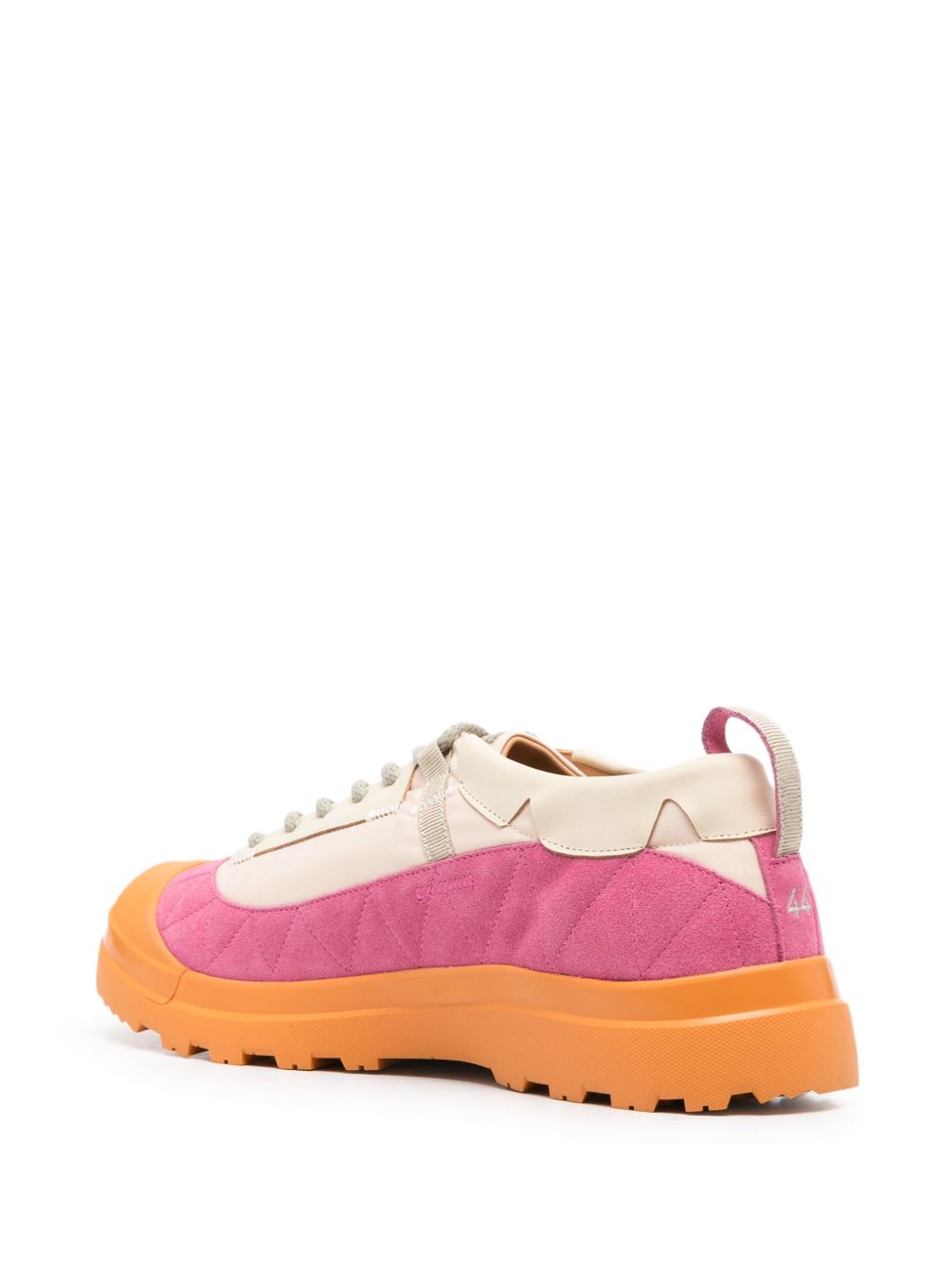 Sneakers con design a inserti in arancione Ranra - uomo 