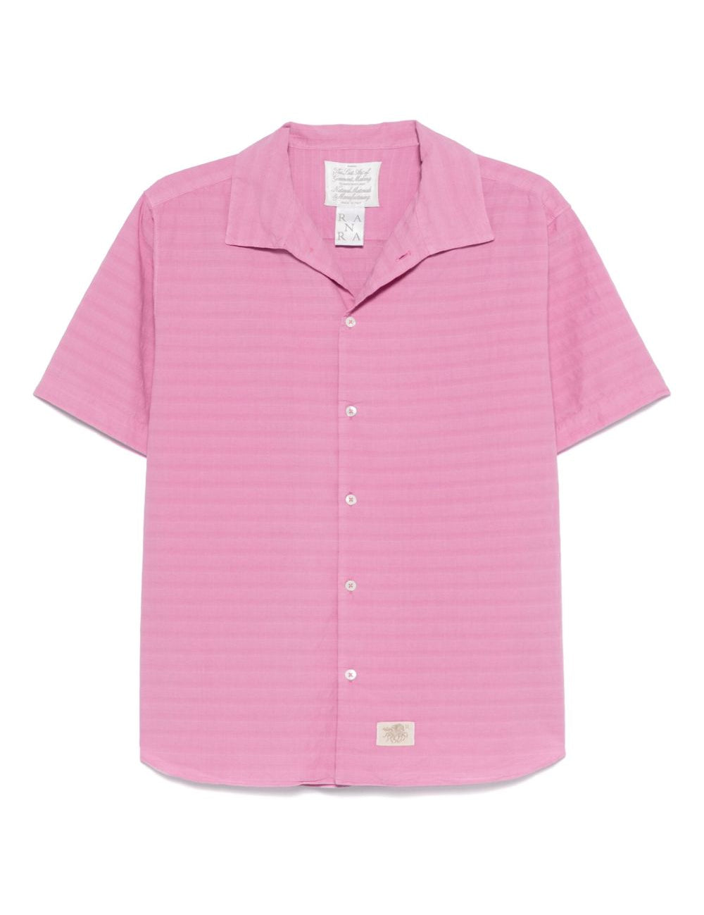 Camicia a righe in rosa Ranra - uomo 