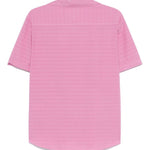 Camicia a righe in rosa Ranra - uomo 