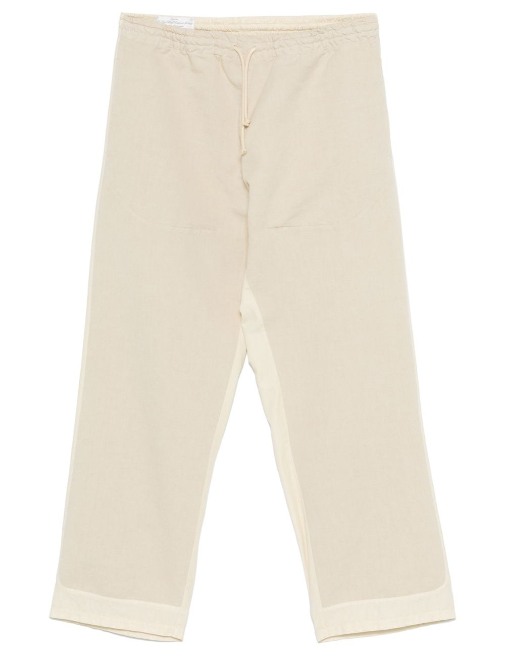 Pantaloni a inserti in beige Ranra - uomo 