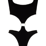 Costume intero Augusta in nero - REINA OLGA donna 