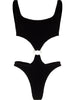 Costume intero Augusta in nero - REINA OLGA donna