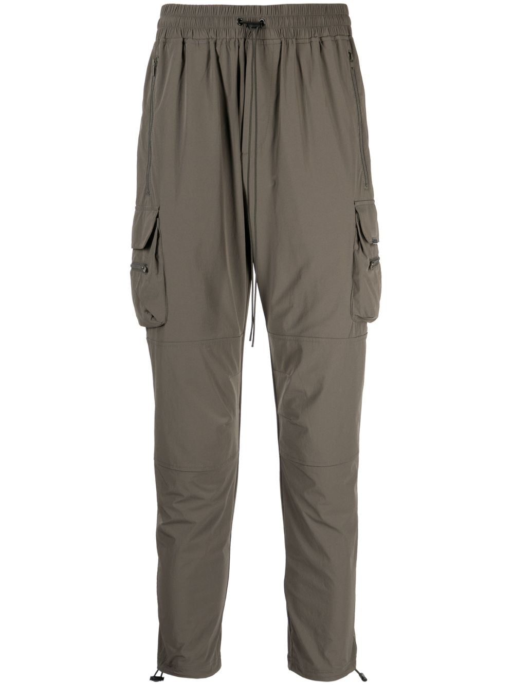 Pantaloni sportivi con coulisse in verde oliva Represent - uomo 