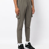 Pantaloni sportivi con coulisse in verde oliva Represent - uomo 