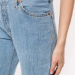 Jeans crop in azzurro Re/Done - donna 