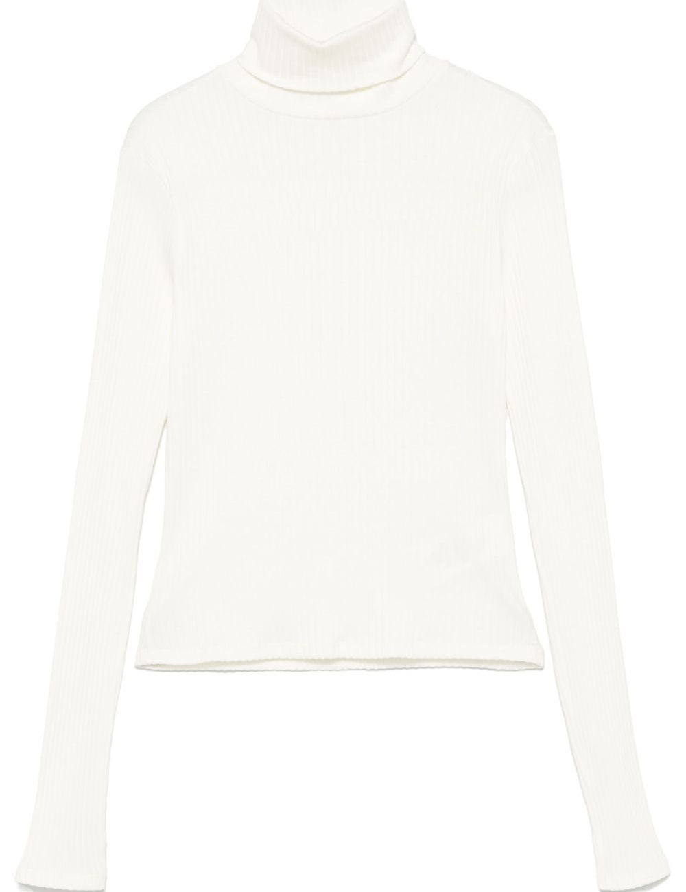 Top a collo alto in bianco Re/Done - donna 