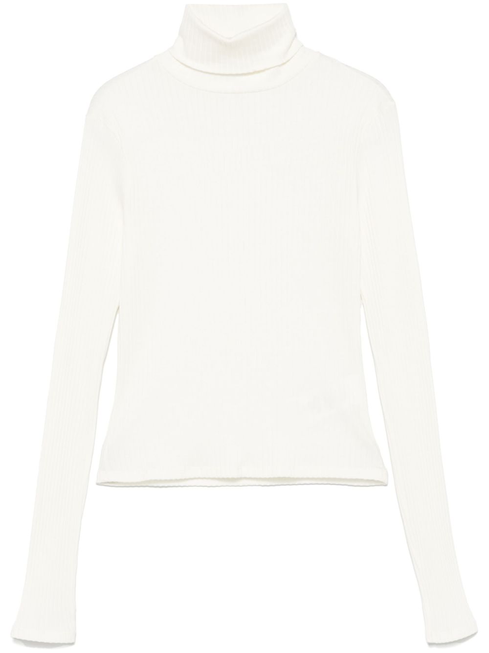 Top a collo alto in bianco Re/Done - donna 