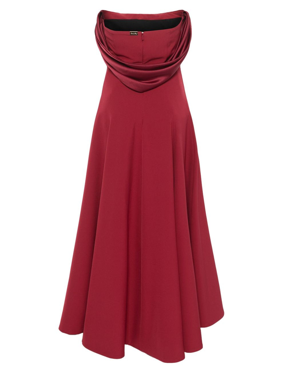 Abito midi Salma in borgogna Rhea Costa - donna 