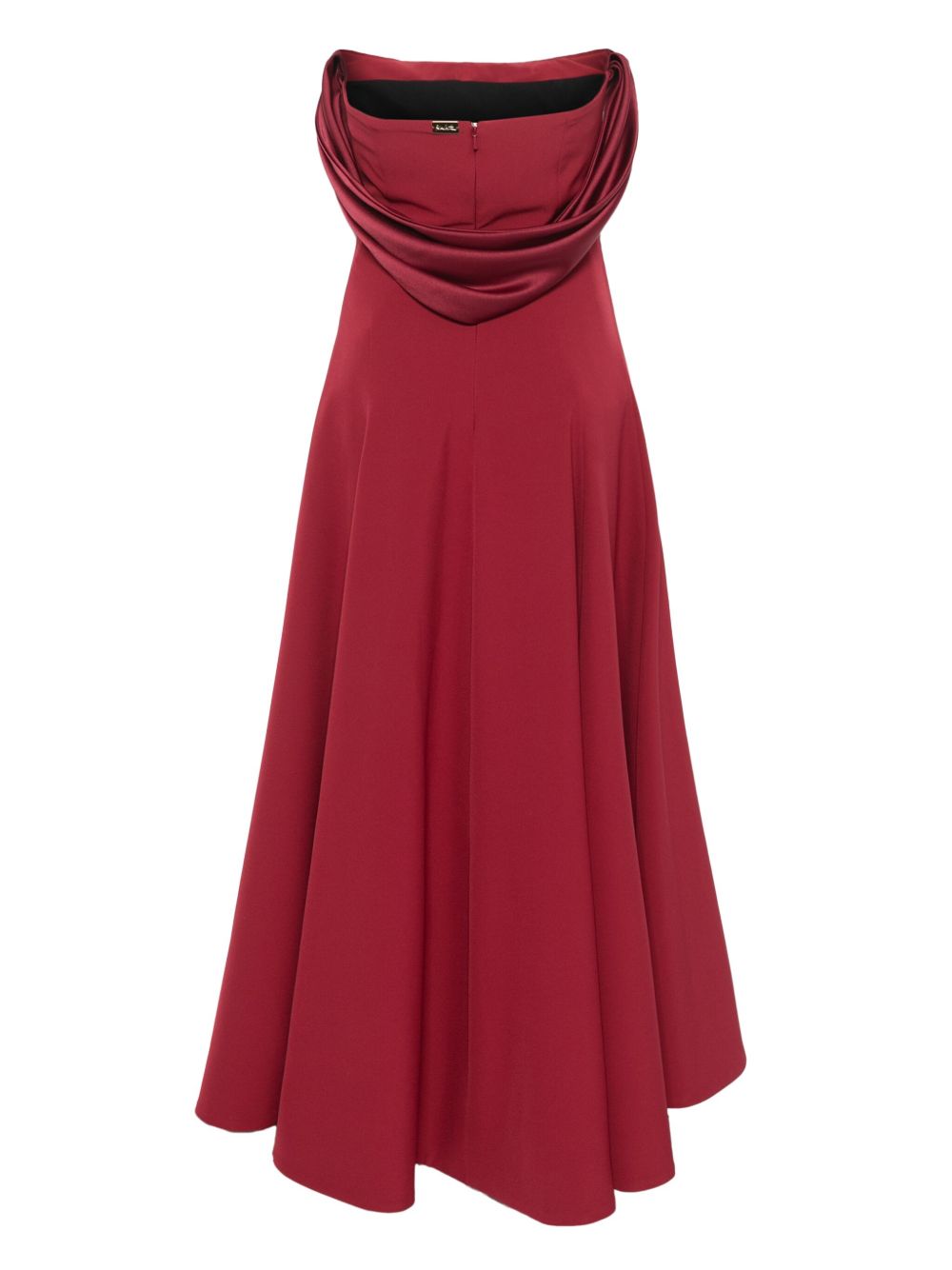 Abito midi Salma in borgogna Rhea Costa - donna 