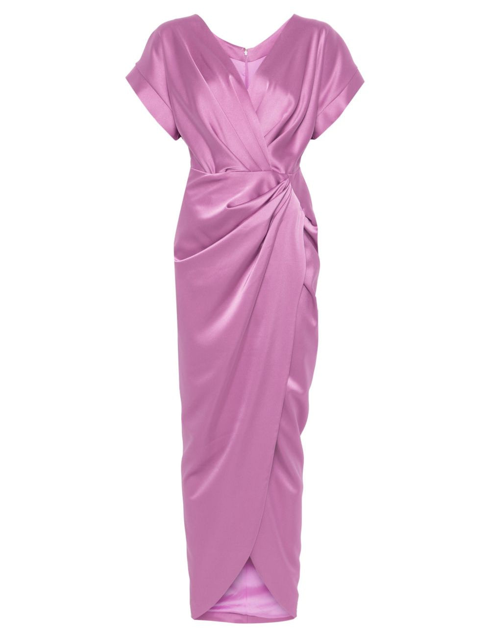 Abito lungo Jaya in viola Rhea Costa - donna 