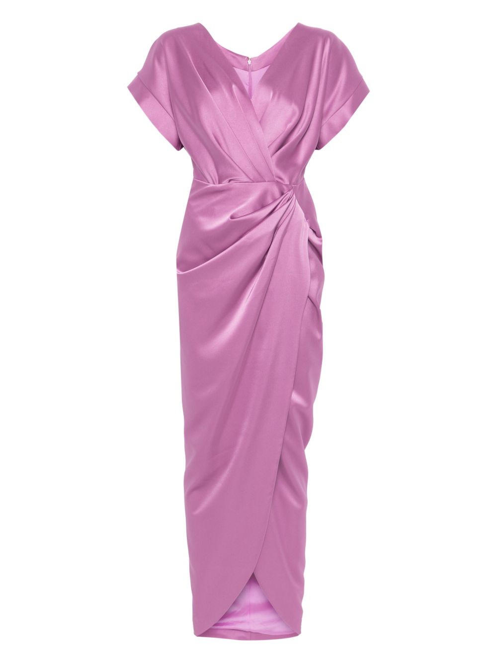 Abito lungo Jaya in viola Rhea Costa - donna 