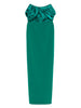 Latifa emerald green long dress by Rhea Costa - women