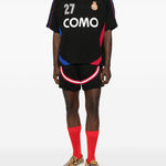 Shorts con coulisse in nero Rhude - uomo 
