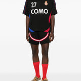 Shorts con coulisse in nero Rhude - uomo 