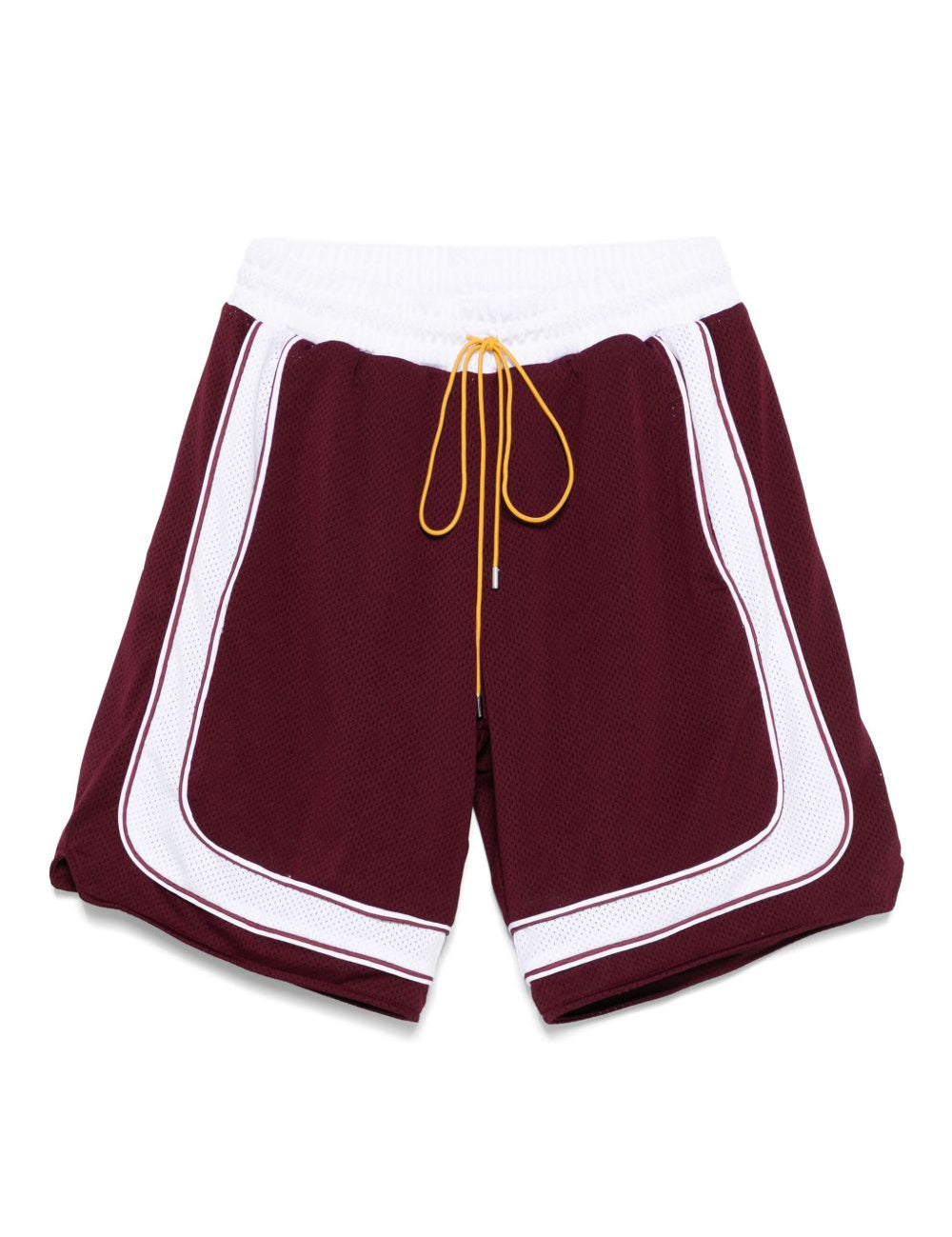 Shorts con coulisee in bordeaux Rhude - uomo 