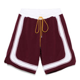 Shorts con coulisee in bordeaux Rhude - uomo 