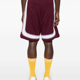 Shorts con coulisee in bordeaux Rhude - uomo 