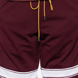 Shorts con coulisee in bordeaux Rhude - uomo 