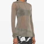 Top Lido in grigio Rick owens - donna 