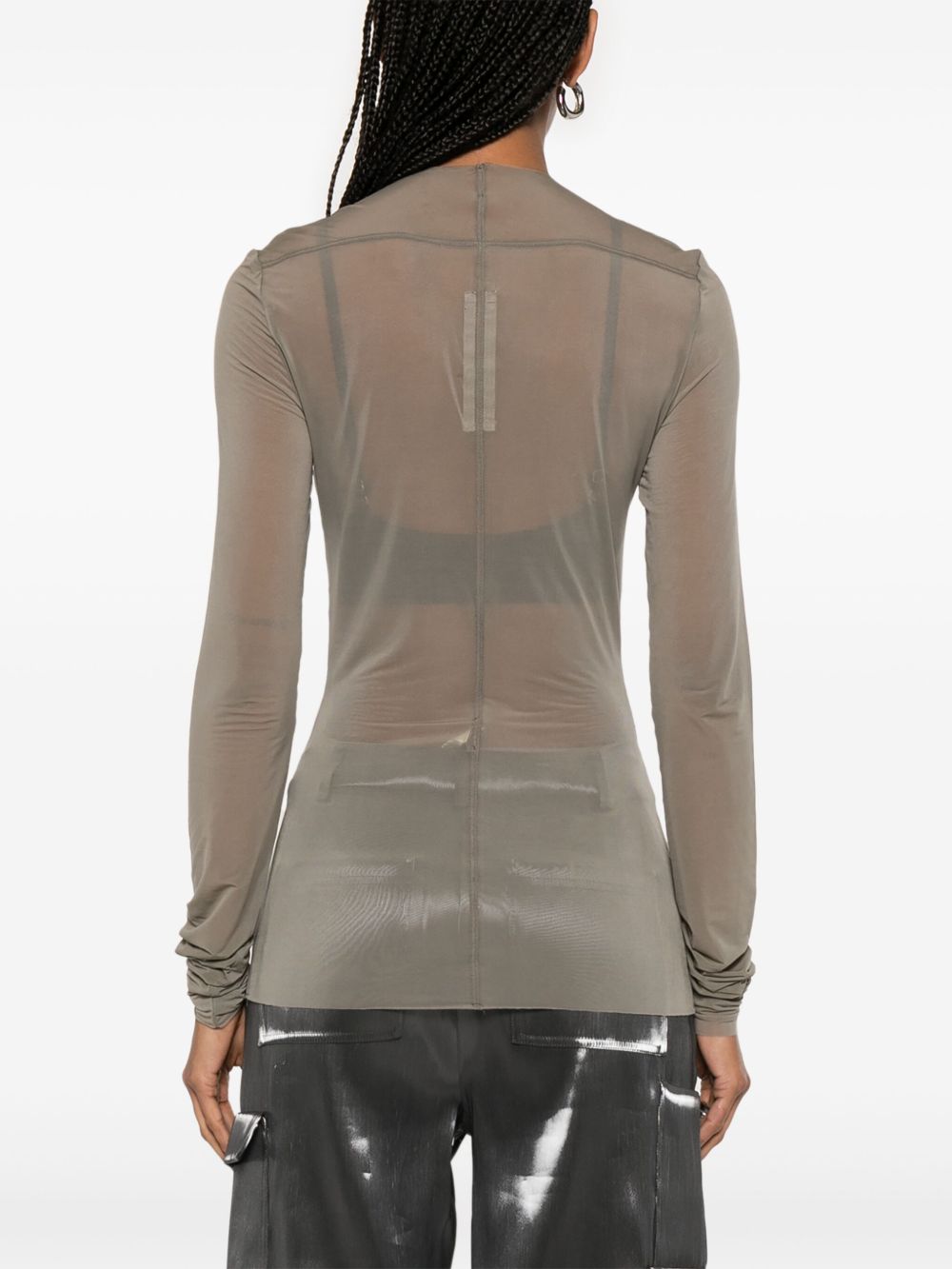 Top Lido in grigio Rick owens - donna 