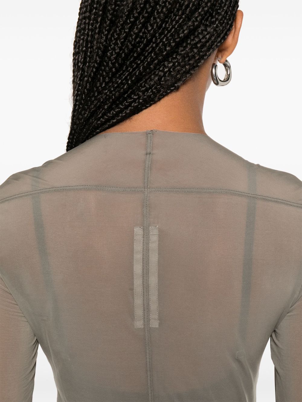 Top Lido in grigio Rick owens - donna 