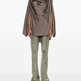 Blusa Claudette in grigio antracite Rick Owens - donna 