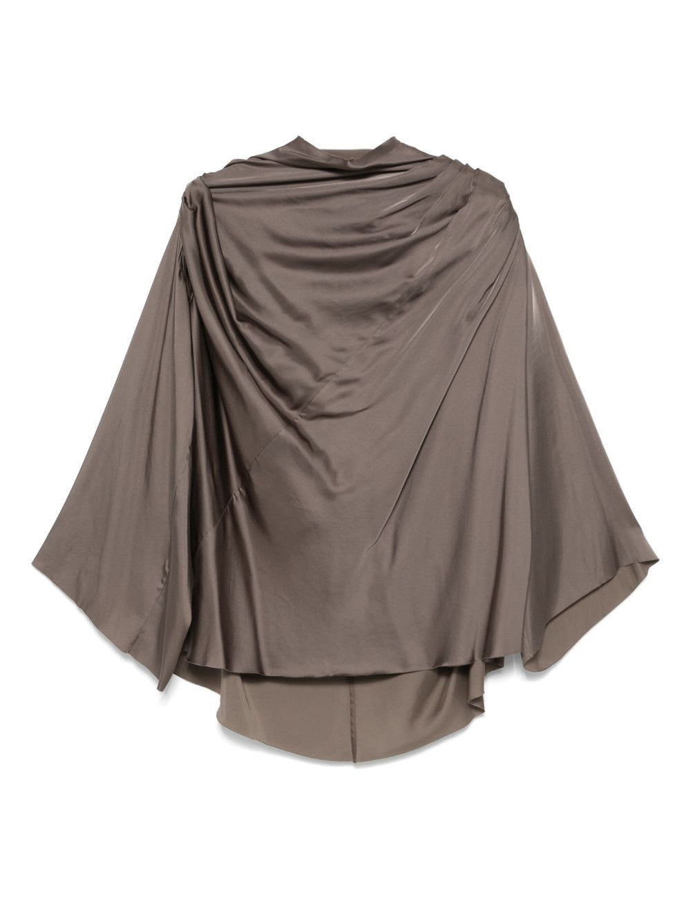 Blusa Claudette in grigio antracite Rick Owens - donna 