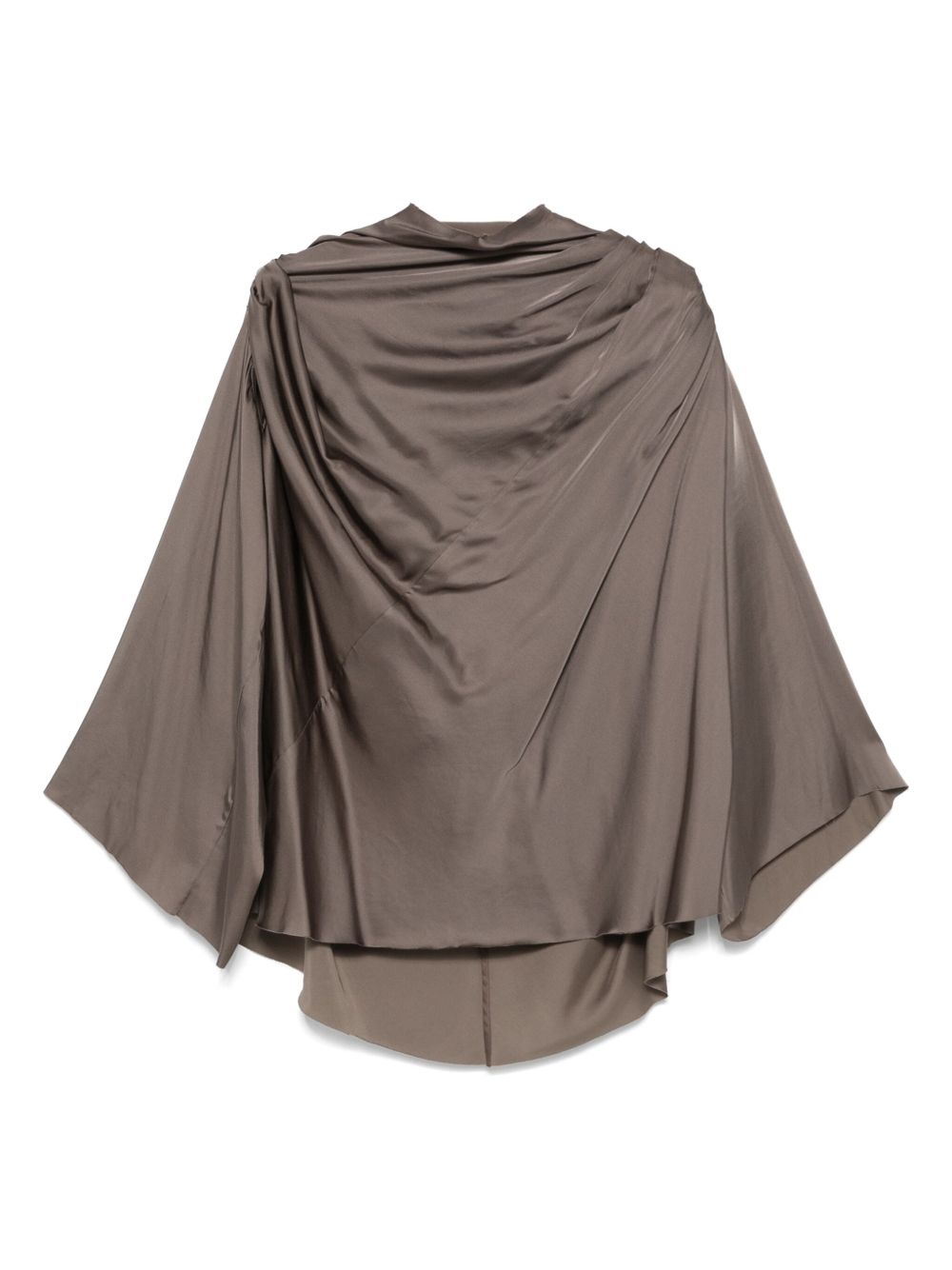 Blusa Claudette in grigio antracite Rick Owens - donna 