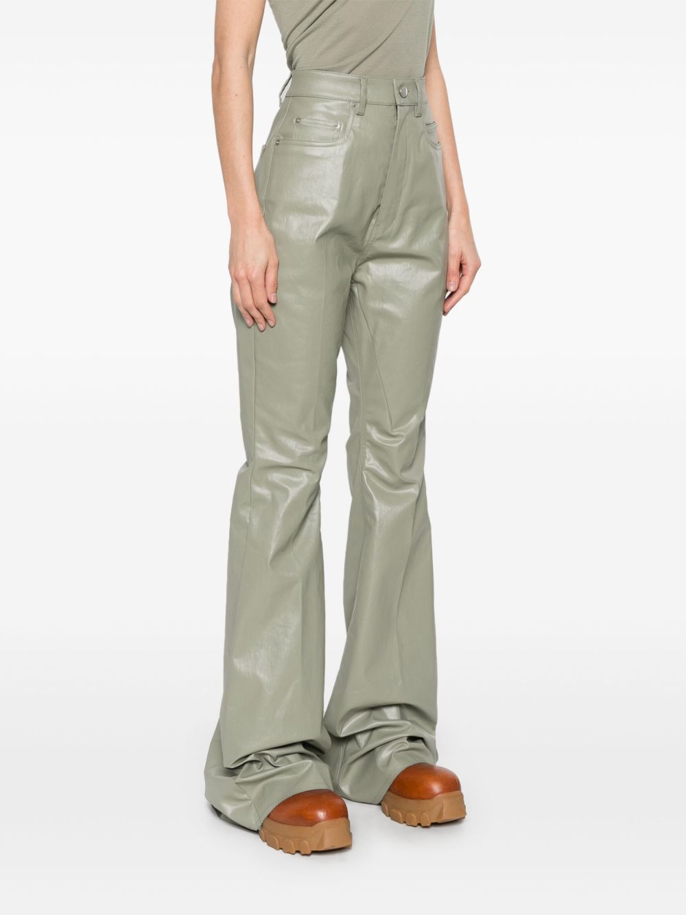 Pantaloni Bolan in verde salvia Rick Owens - donna 