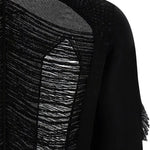 Maglione con effetto vissuto in nero Rick owens - uomo 