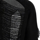 Maglione con effetto vissuto in nero Rick owens - uomo 