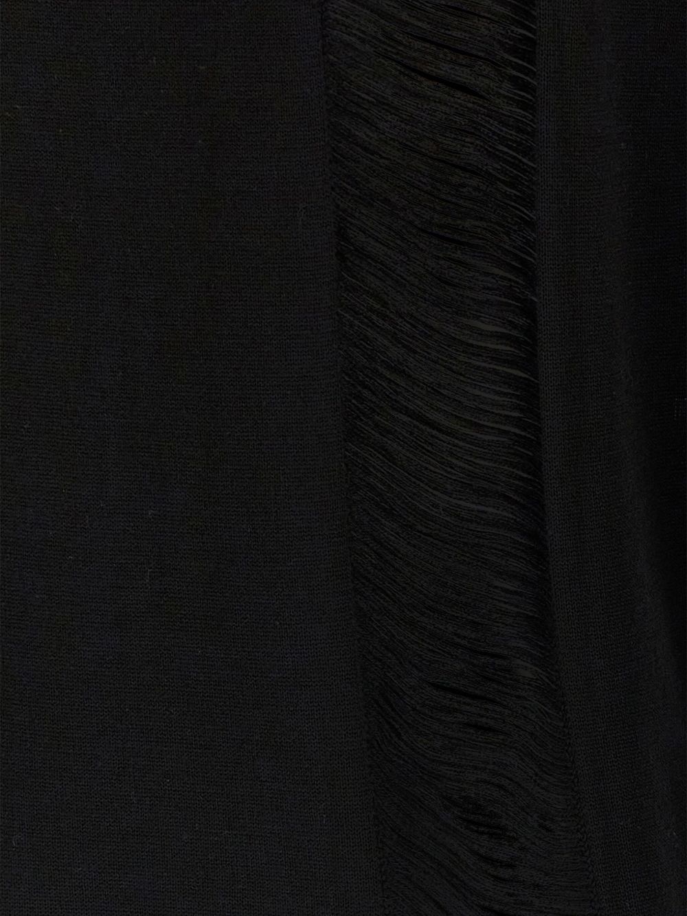 Maglione con effetto vissuto in nero Rick owens - uomo 