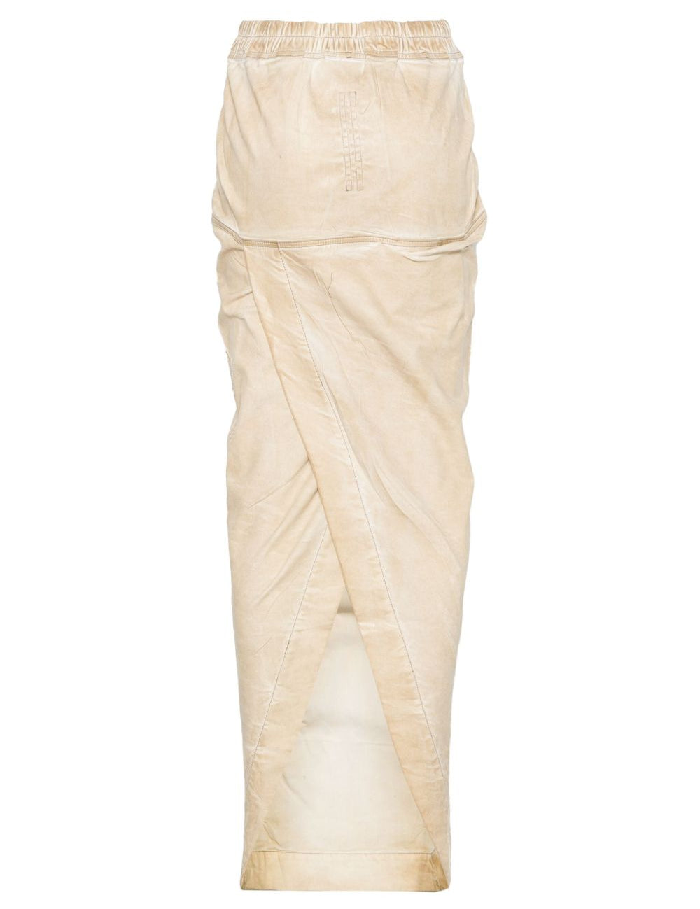 Gonna lunga Pillar in beige Rick Owens DRKSHDW - donna 