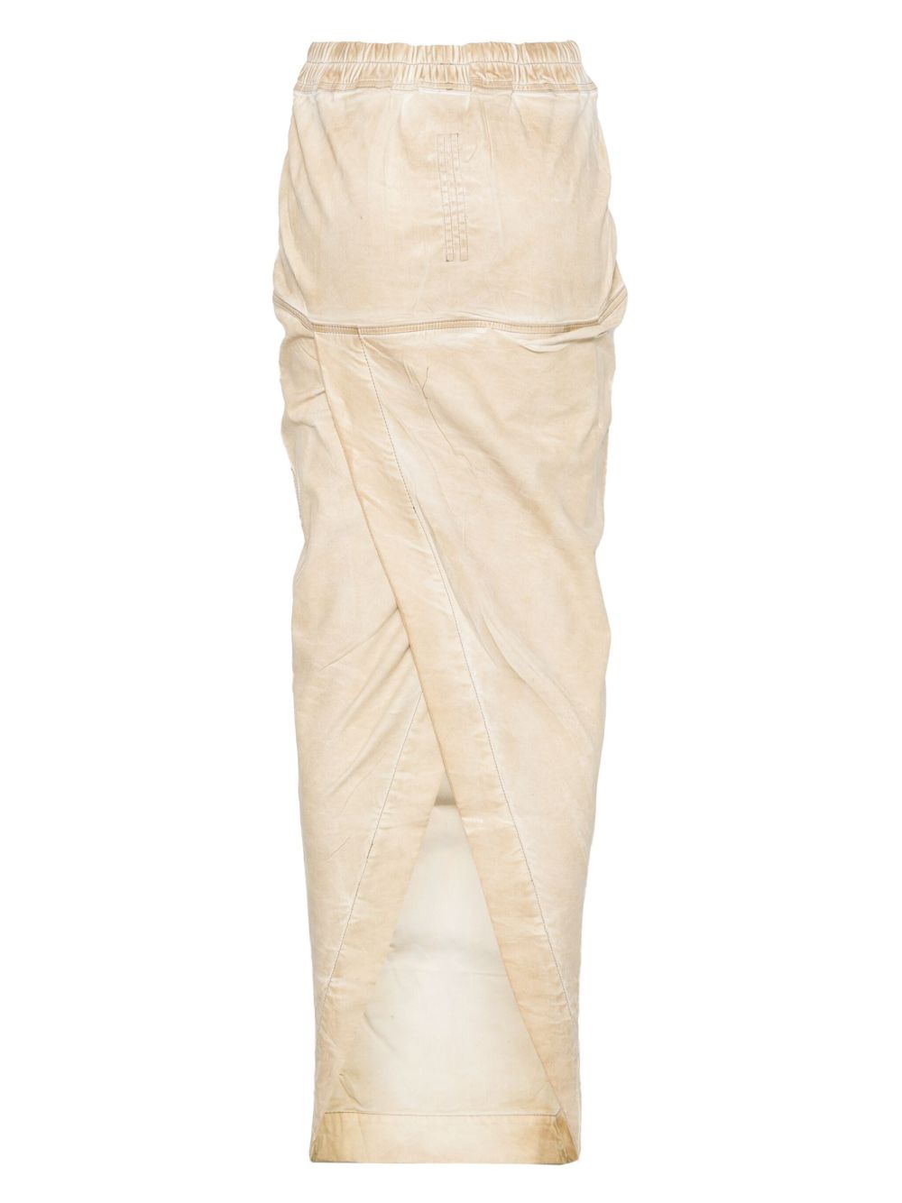 Gonna lunga Pillar in beige Rick Owens DRKSHDW - donna 