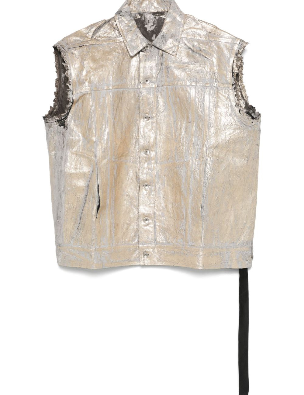 Gilet cerato in oro Rick Owens DRKSHDW - donna 
