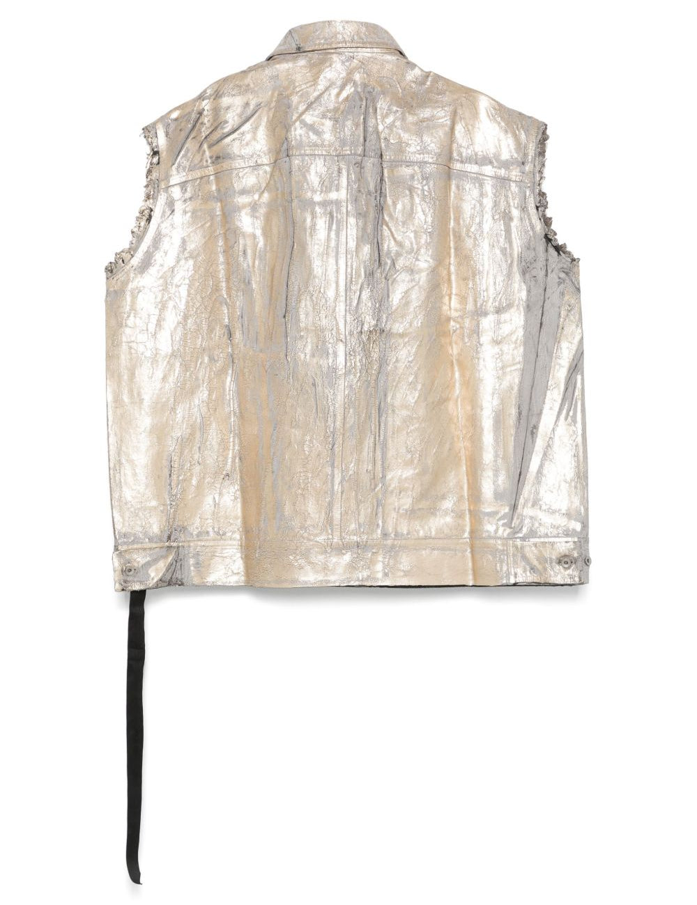 Gilet cerato in oro Rick Owens DRKSHDW - donna 