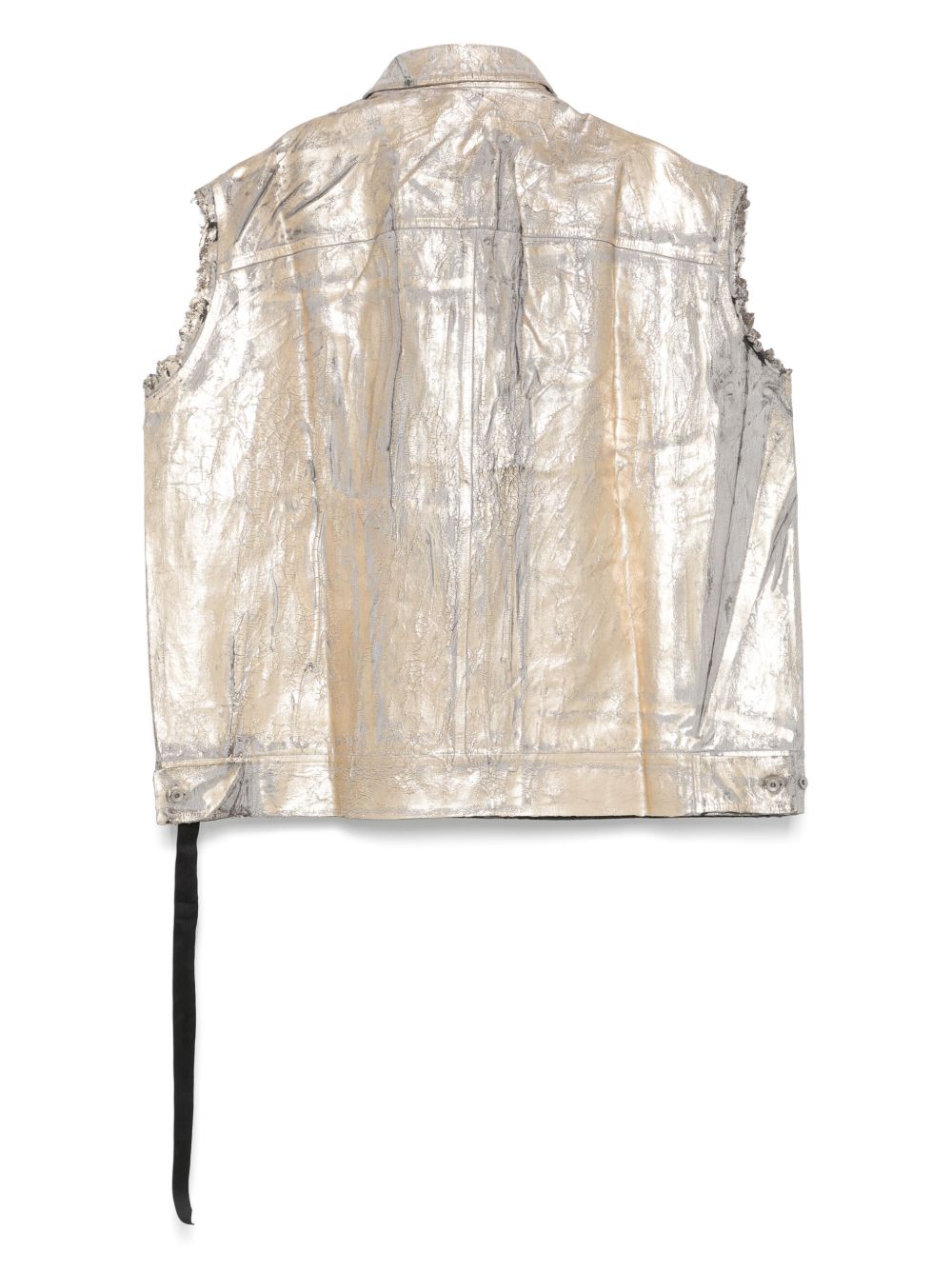 Gilet cerato in oro Rick Owens DRKSHDW - donna 