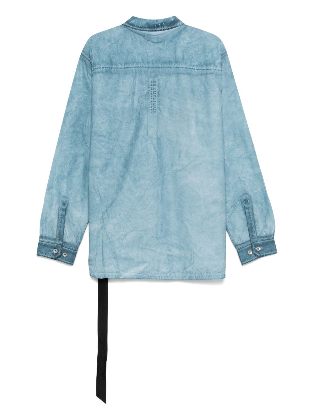 Camicia Jumbo in denim azzurro Rick Owens DRKSHDW - donna 
