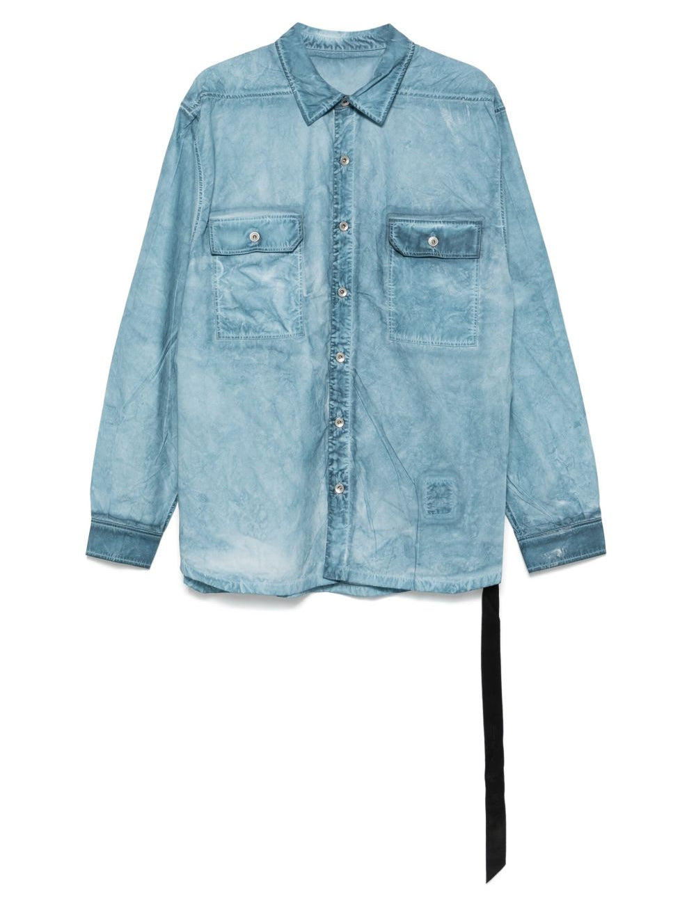 Camicia Jumbo in denim azzurro Rick Owens DRKSHDW - donna 
