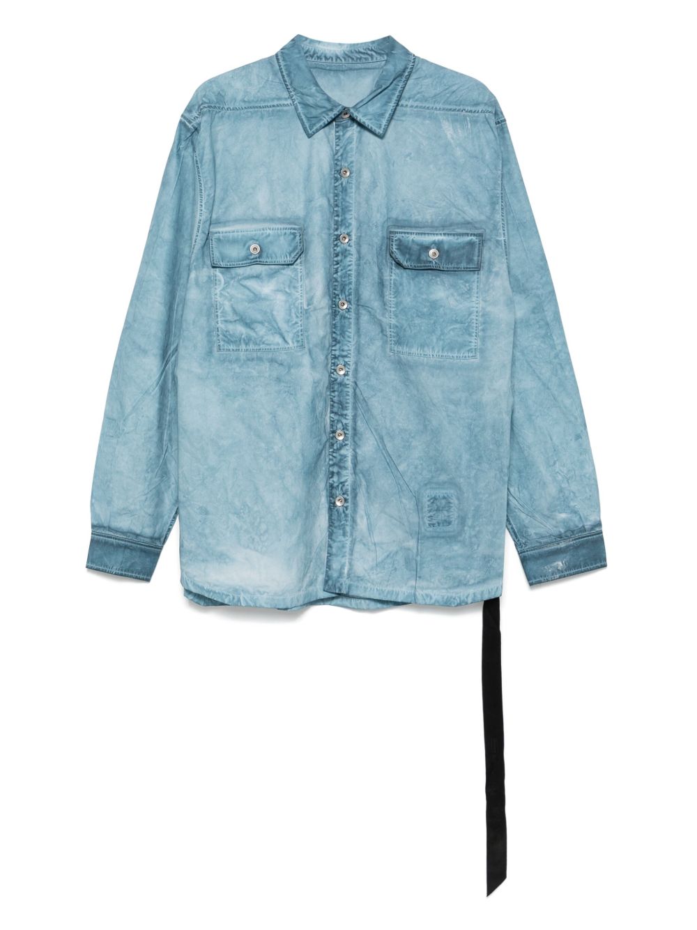 Camicia Jumbo in denim azzurro Rick Owens DRKSHDW - donna 